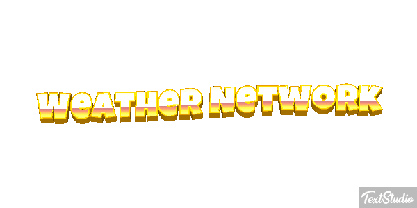 Weather Network Text effect