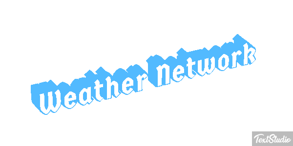 Weather Network Text effect