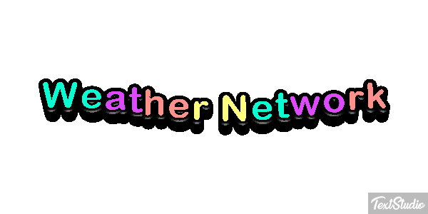 Weather Network Text effect