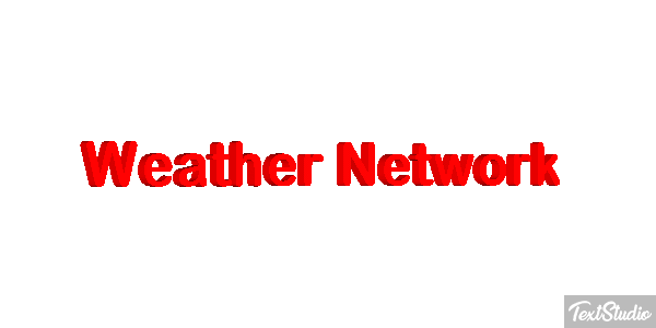 Weather Network Text effect