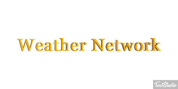Weather Network Text effect