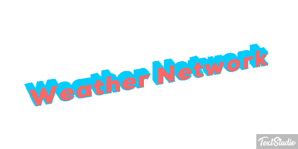 Weather Network Text effect