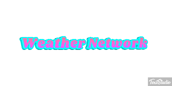 Weather Network Text effect