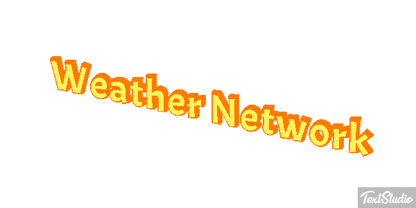 Weather Network Text effect