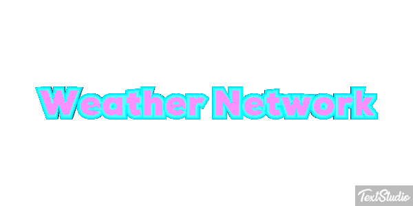 Weather Network Text effect