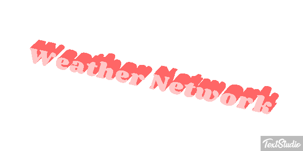 Weather Network Text effect