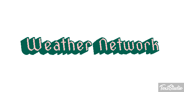 Weather Network Text effect