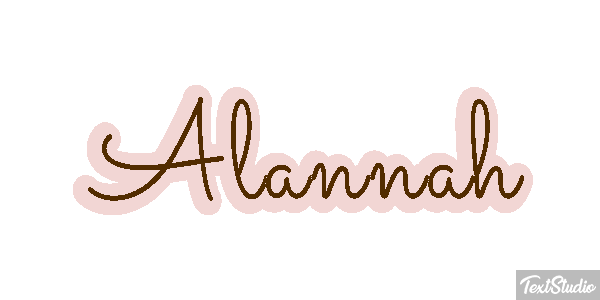 Alannah Text effect