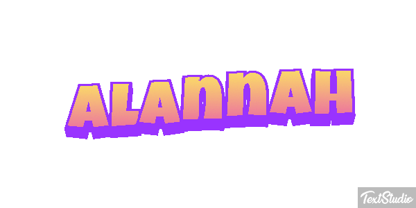 Alannah Text effect