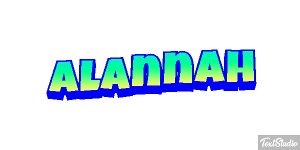 Alannah Text effect