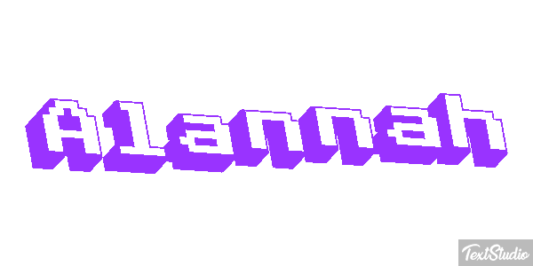 Alannah Text effect