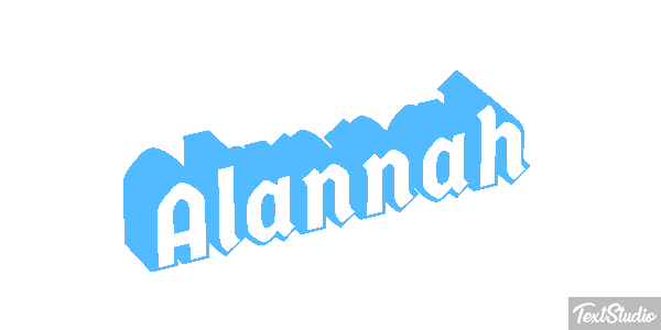 Alannah Text effect