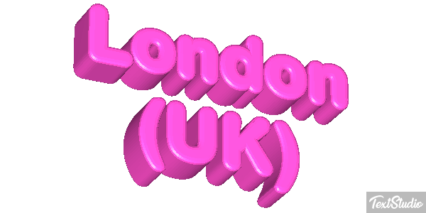 London (UK) Effetto testo