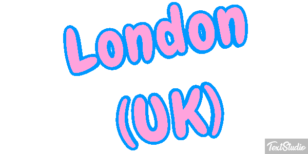 London (UK) Effetto testo