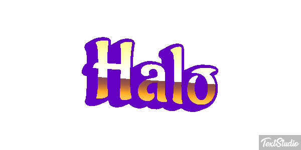 Halo Efeito do texto