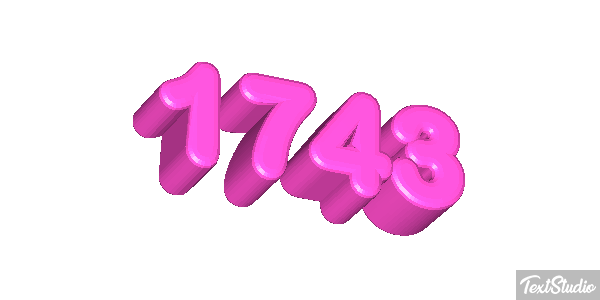 1743 Text effect