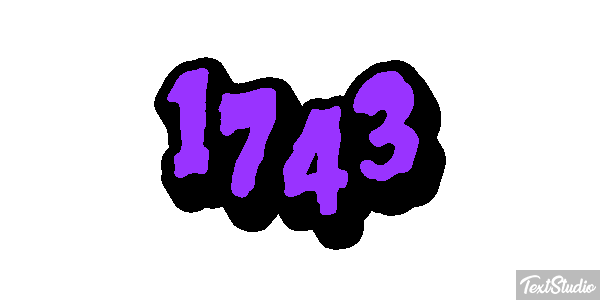 1743 Text effect