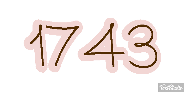 1743 Text effect