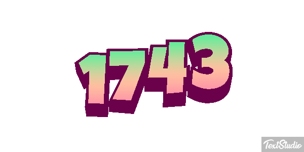 1743 Text effect