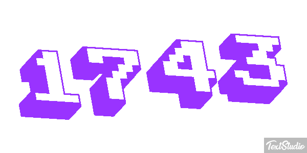 1743 Text effect