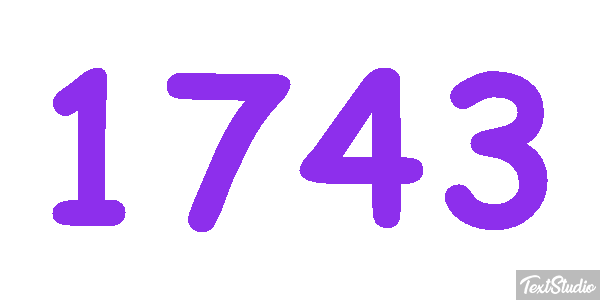 1743 Text effect