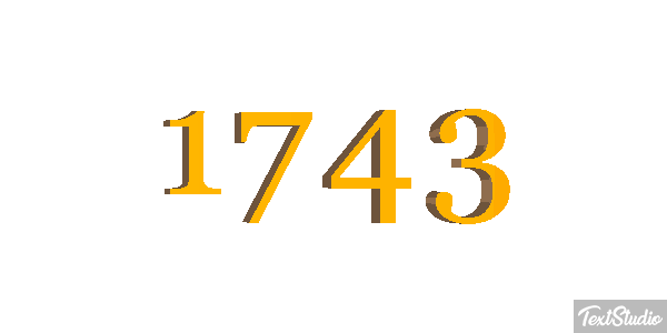 1743 Text effect