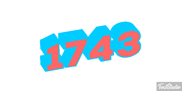 1743 Text effect