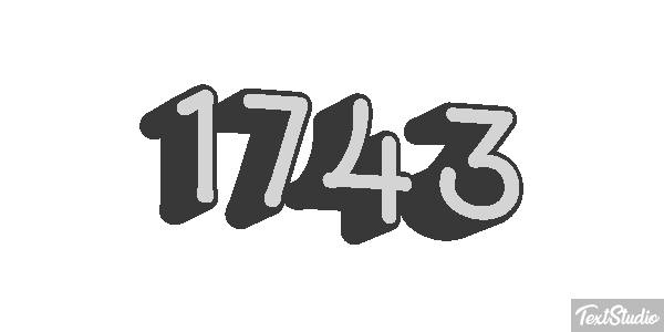 1743 Text effect