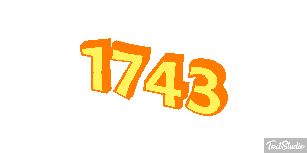 1743 Text effect