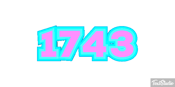 1743 Text effect