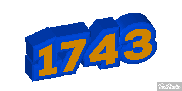1743 Text effect