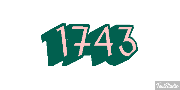 1743 Text effect
