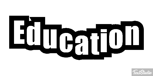 Education Efecto de texto