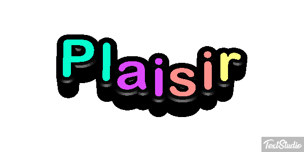 Plaisir Efekt tekstowy