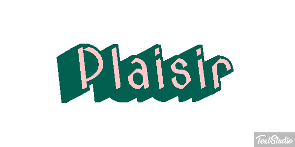Plaisir Efekt tekstowy