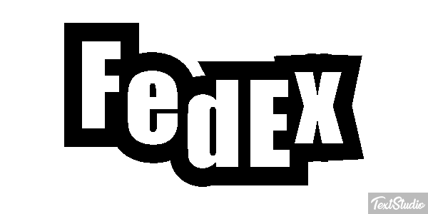 FedEx テキスト効果