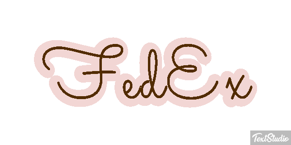 FedEx テキスト効果