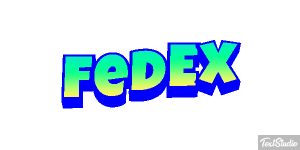 FedEx テキスト効果