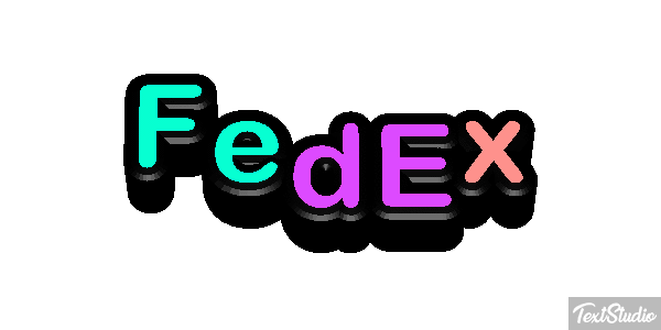 FedEx テキスト効果