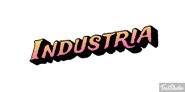 Indústria Text effect