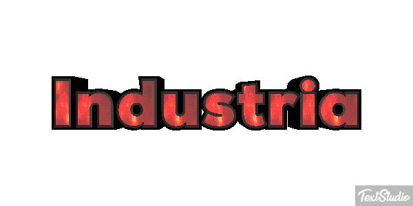 Indústria Text effect