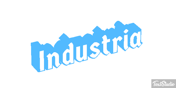 Indústria Text effect