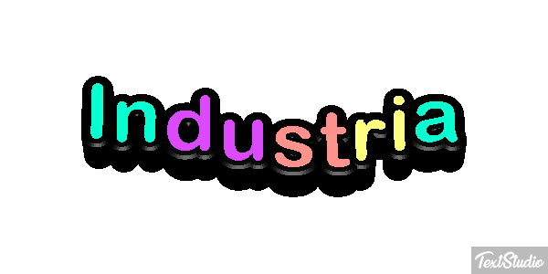 Indústria Text effect