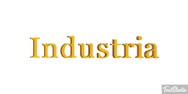 Indústria Text effect