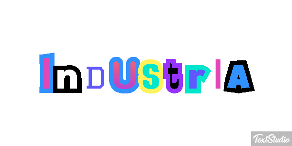 Indústria Text effect