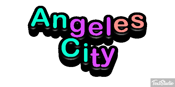 Angeles City Effetto testo