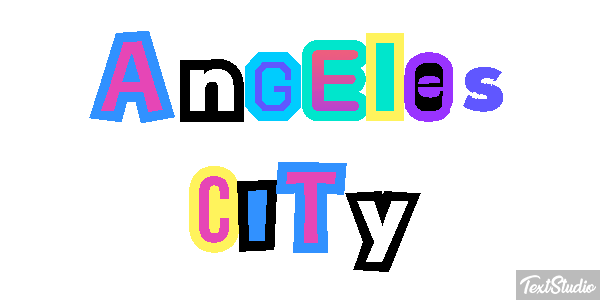 Angeles City Effetto testo
