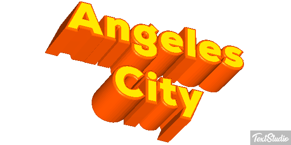 Angeles City Effetto testo
