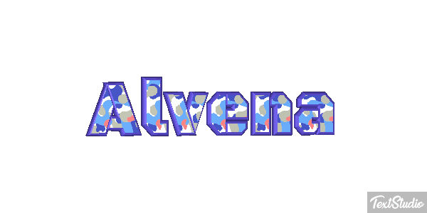 Alvena Efecto de texto