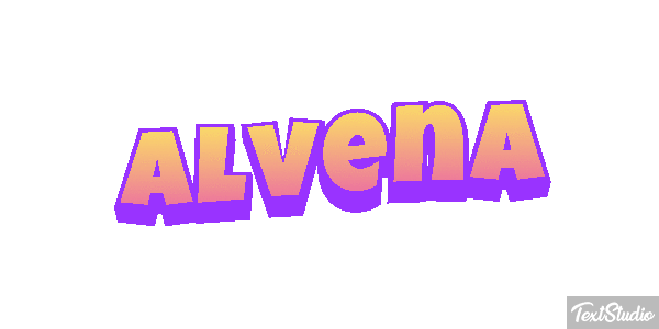 Alvena Efecto de texto
